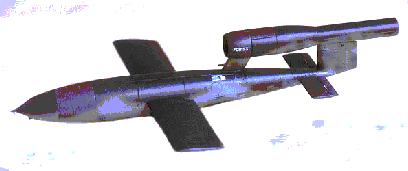 V-1 Fieseler Fi 103  AKA: Buzz Bomb, Doodlebug, or Flying Bomb