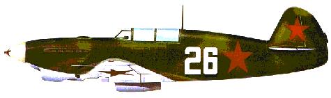 Yak-7B: The type flown by Tamara at the Battle of Stalingrad with the all-female 586th Fighter Air Regiment.