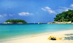 Beautiful Kata Beach on Tropical Phuket Island Thailand
