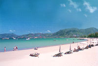 Beautiful Patong Beach on Tropical Phuket Island Thailand