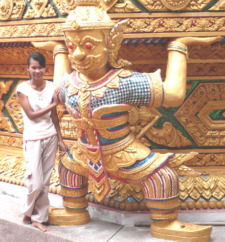 Touring around Tropical Phuket Island visit Thaput Temple