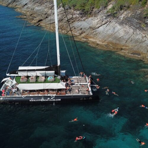 Hype Luxury, Relax, Snorkel, Party Catamaran Tour