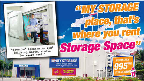 MY STORAGE Self Storage self storage space provider in Phuket, Thailand.