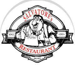 Salvatore's Restaurant, Phuket's own Italian trattoria with bright colors, serene environment, soft music, rich and traditional flavors, a cuisine based on fresh and genuine ingredients