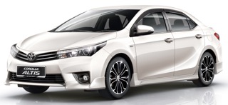 SMC (Services Minded Company) Phuket Car Rent Guarantees Competitive Prices for Toyota Altis