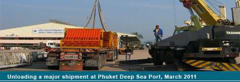 USP Phuket Universal Transport Shipping Services General Freight Worldwide Boat Imports Exports Household Relocations