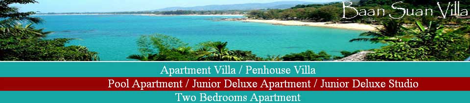 Baan Suan Villa 1 & 2 Apartments For Rent Patong Beach Phuket Thailand