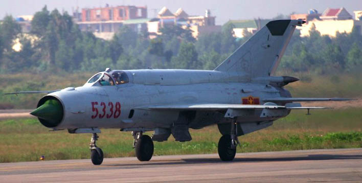 Mikoyan-Gurevich MiG-21, North Vietnamese Air Force, 1972.