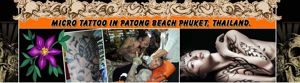 Micro Tattoo Bamboo Tattoo Body Piercing Patong Beach Phuket Thailand