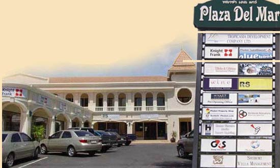 Plaza Del Mar Real Estate Property Showrooms Shopping Center Phuket Thailand